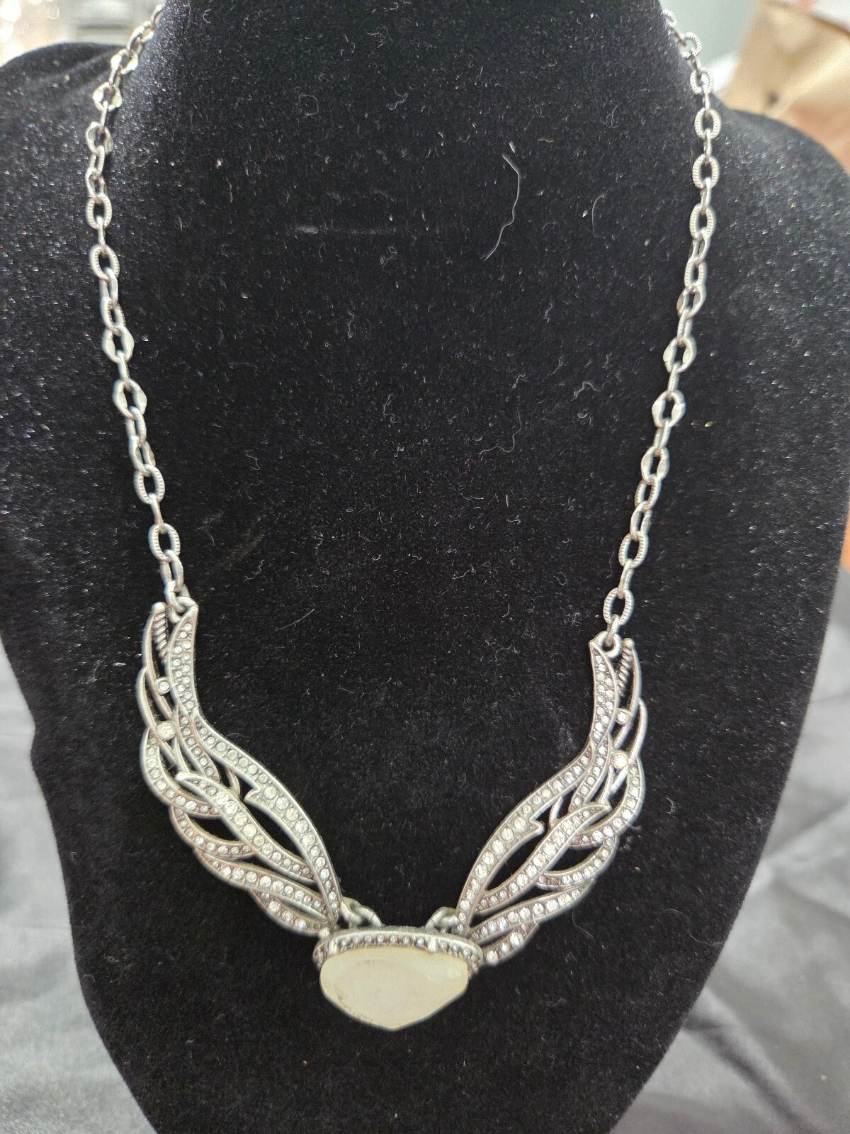 CZ Wing Necklace