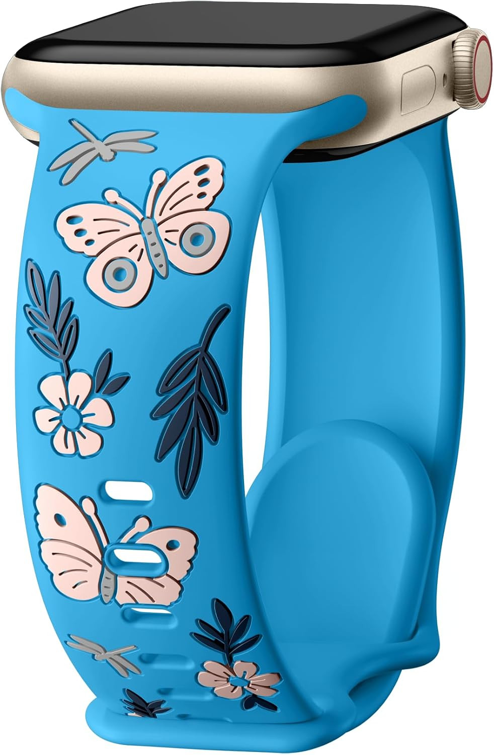 Floral Band Compatible with Apple Watch Band for Women 40Mm 38Mm 41Mm 42Mm 44Mm