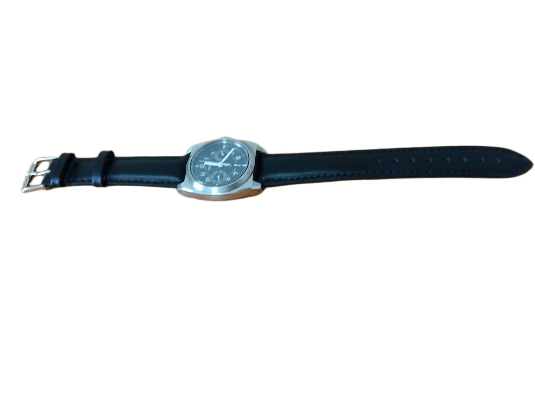 Exc+5 Vintage Seiko SUS 5Y89-0A50 Blue Dial Analog Quartz 35mm Men Watch JDM