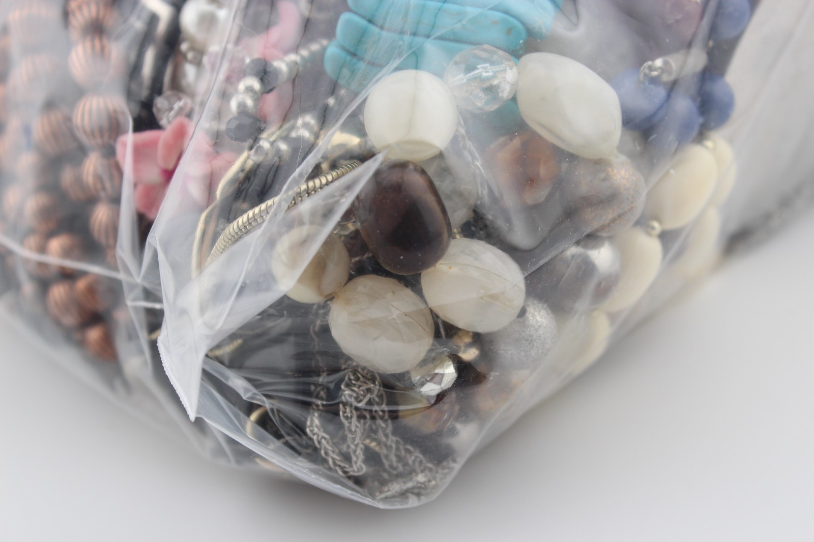 Lot 5 pounds 11 ounces mystery bag jewelry necklaces bracelets