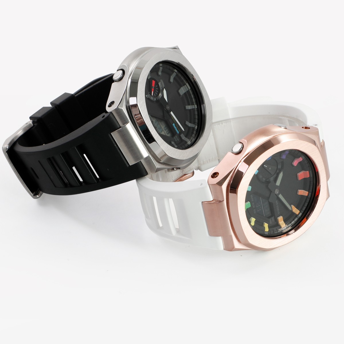 Luxury Stainless Steel Case Bezel Band Mod Kit For Casioak GA2100/2110/GAB2100