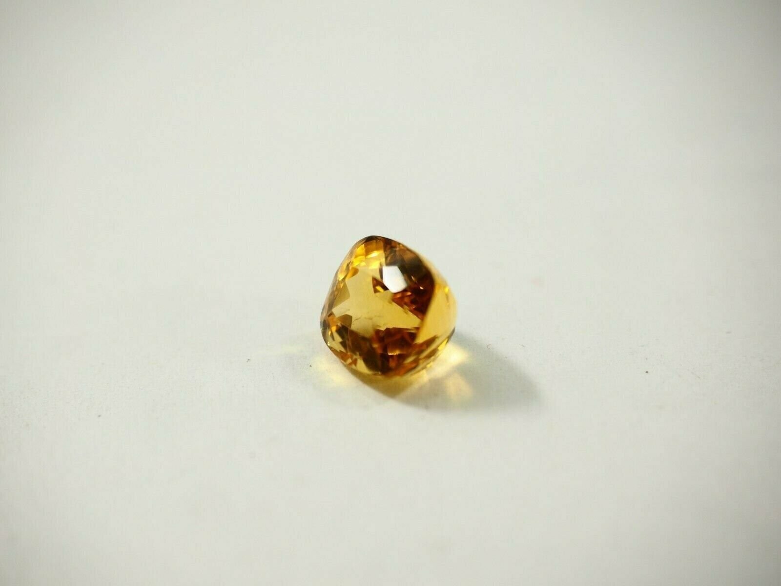 6.30 carat Golden Citrine Rectangle Shape Gemstone 10.1 x 10.9 x 7.9mm