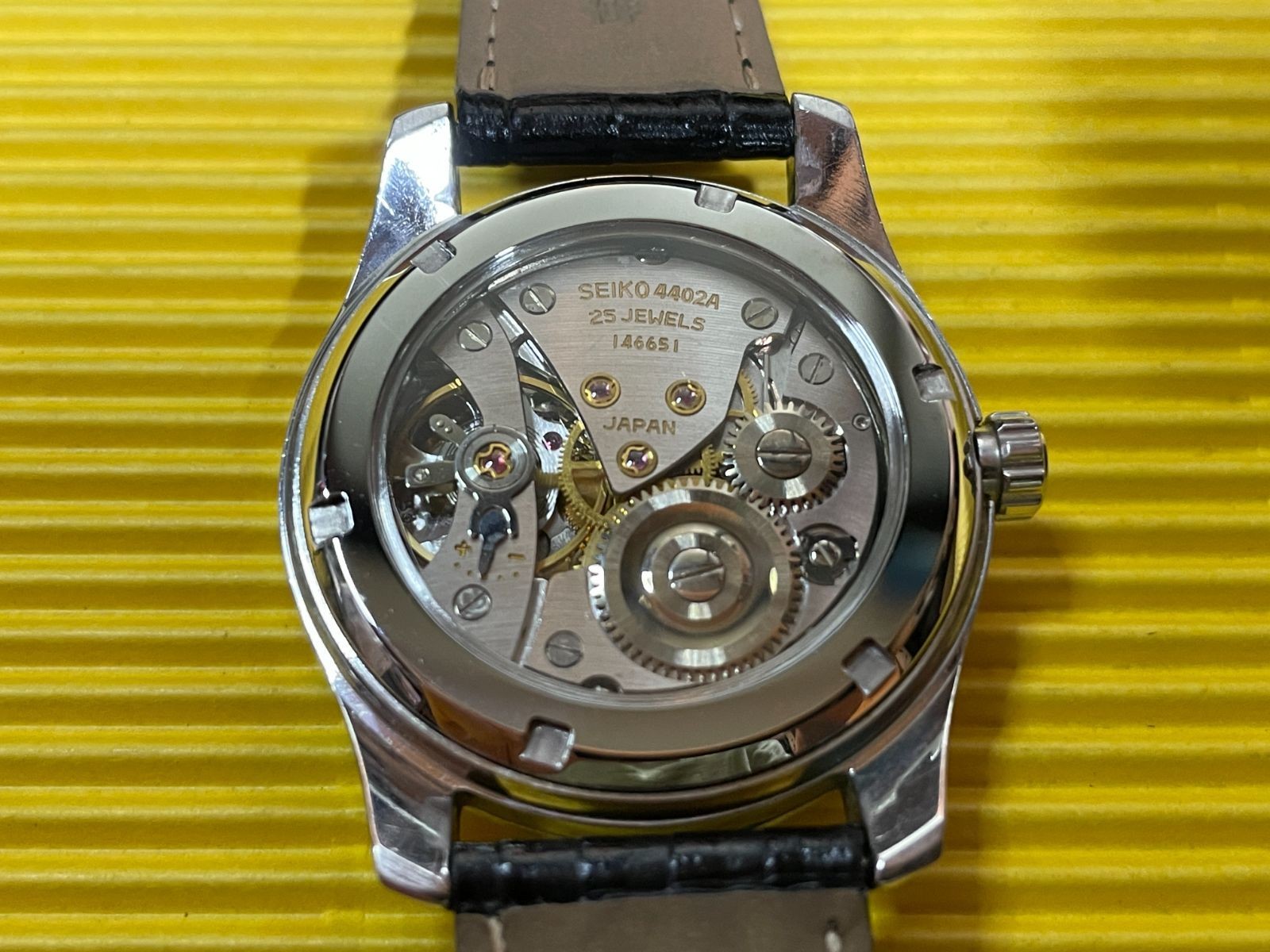 Seiko King Seiko 44KS Sapphire See-Through Case Back SUS316L From Japan