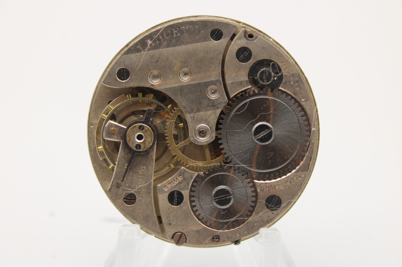 LADOGA LANCET SWISS POCKET WATCH MOVEMENT 7j 41.7mm (EI2)