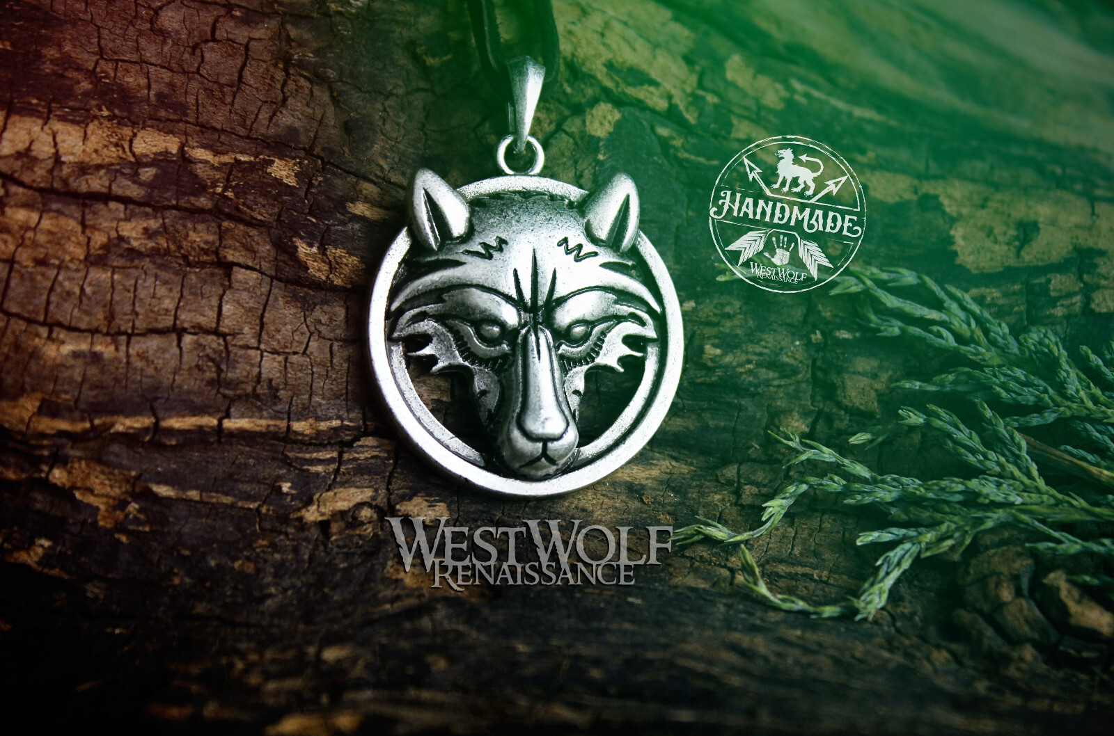 Wolf Head Pendant — Norse/Fenrir/Wolves/Warg/Werewolf/Medieval/Jewelry