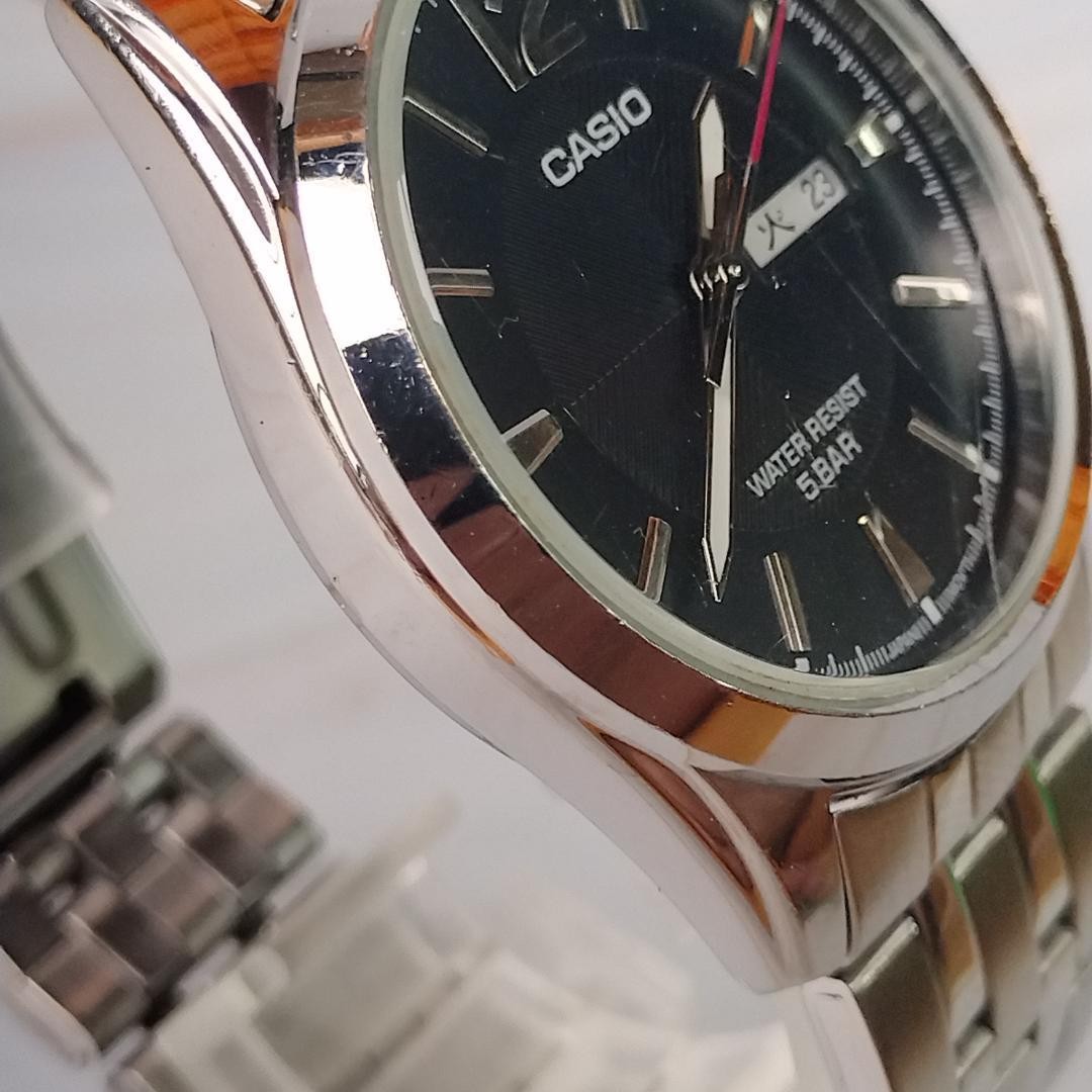 [New Battery] Casio Men’s Watch Day-Date Quartz Working MTP-1335