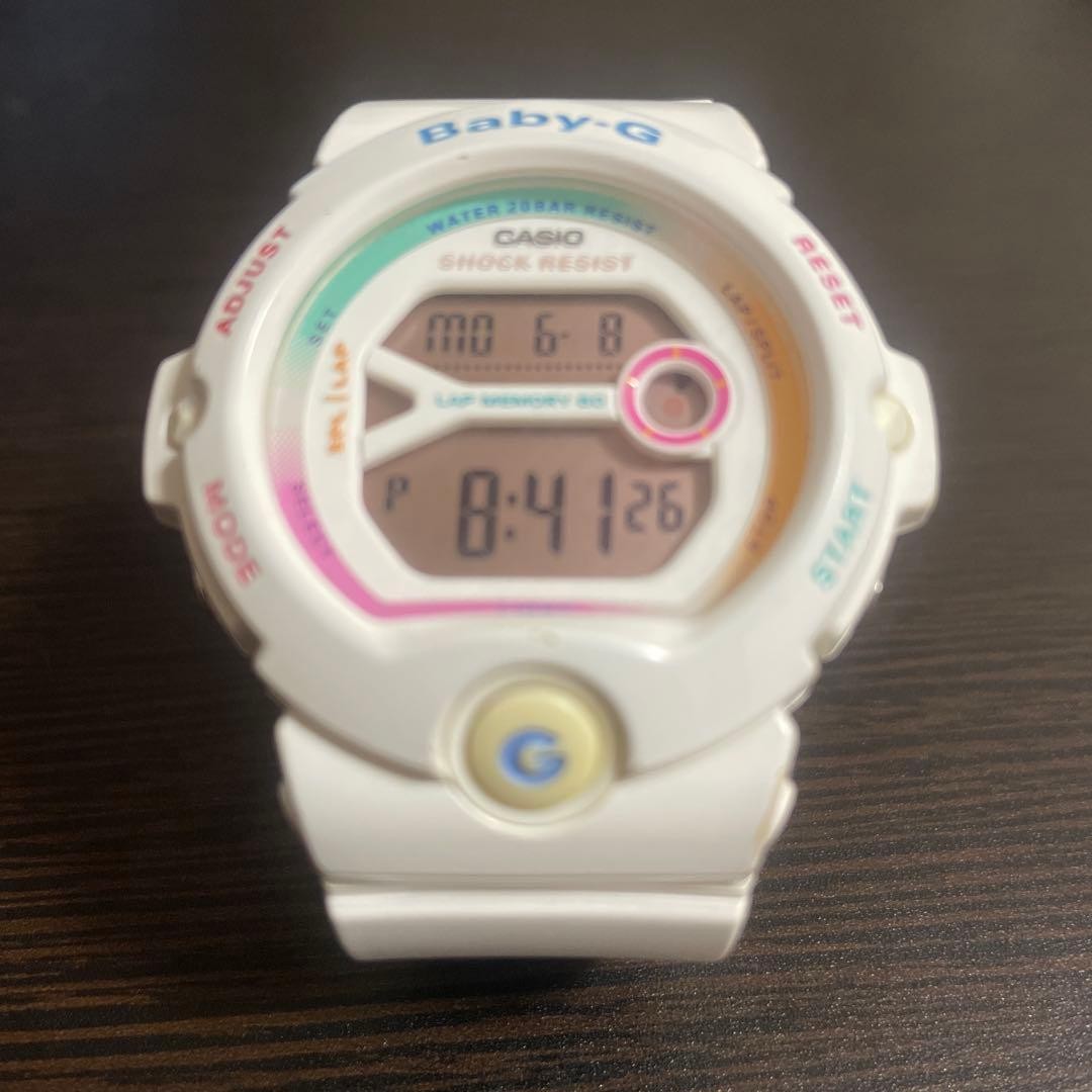 Working Item CASIO BABY-G BG 6903 White Running Watch
