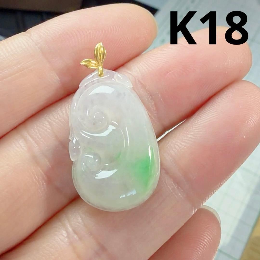 Japanese jade necklace CS0705 Natural Genuine Jade (Guaranteed Authenticity) One