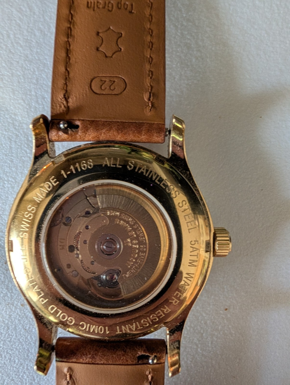 Jacques Lemans Mens Watch 1-1168 Swiss