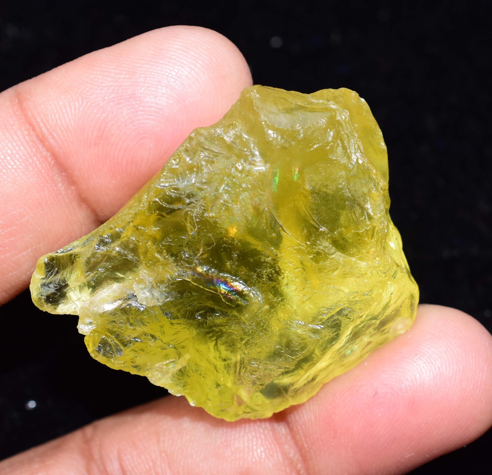 128.50 Ct Natural Lemon Brazilian Citrine Untreated Earth-Mined Loose Rough