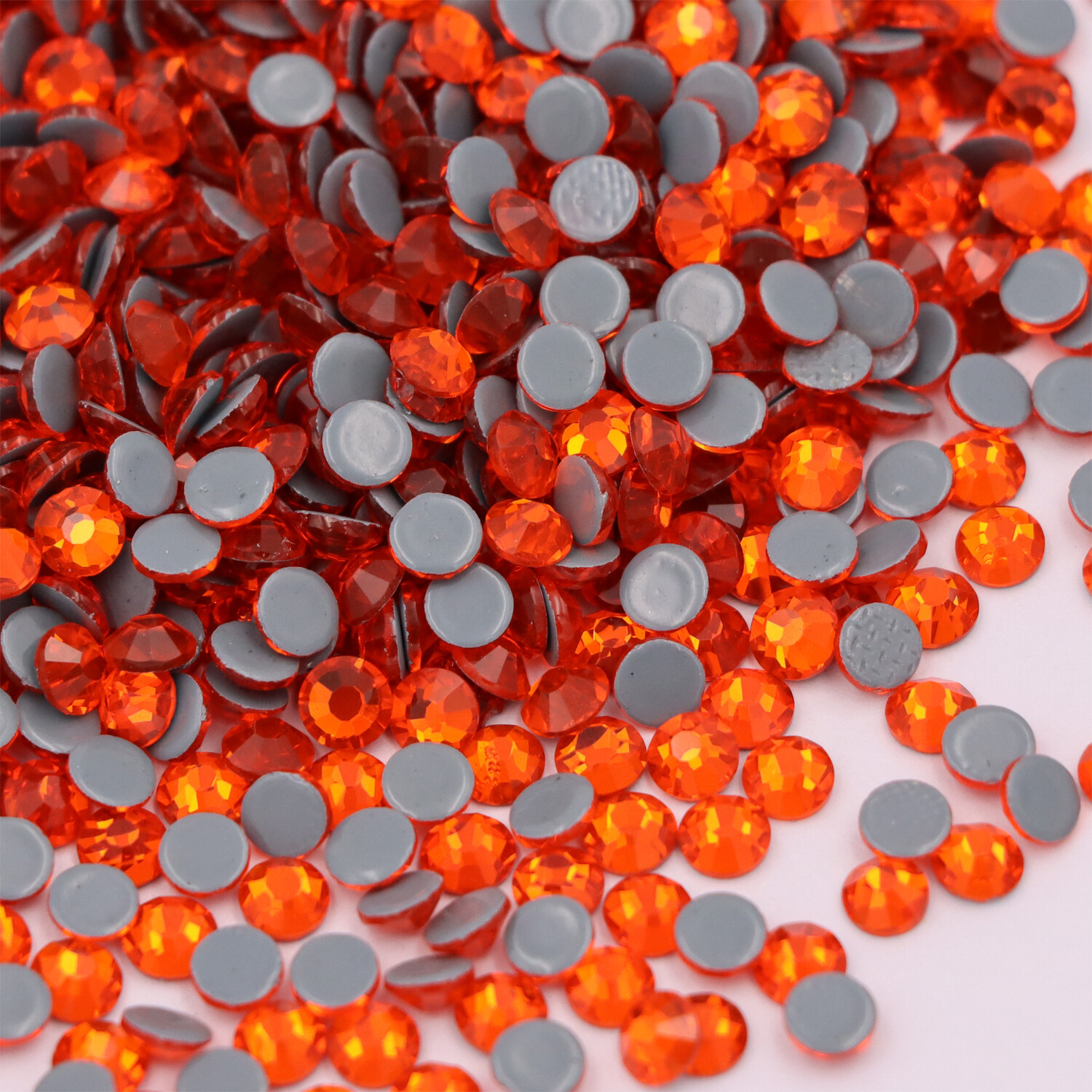 Crystal AB Hot Fix Rhinestone Glitter Strass Iron On Stones For Fabric Garment