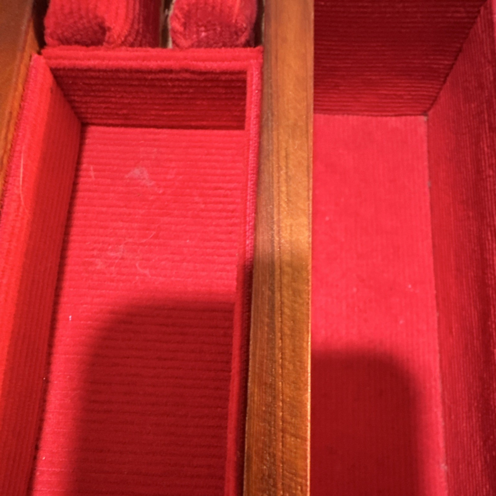 Carved Wood Jewelry Box with Mirror, Velvet Lining, Compartments, Nature Theme