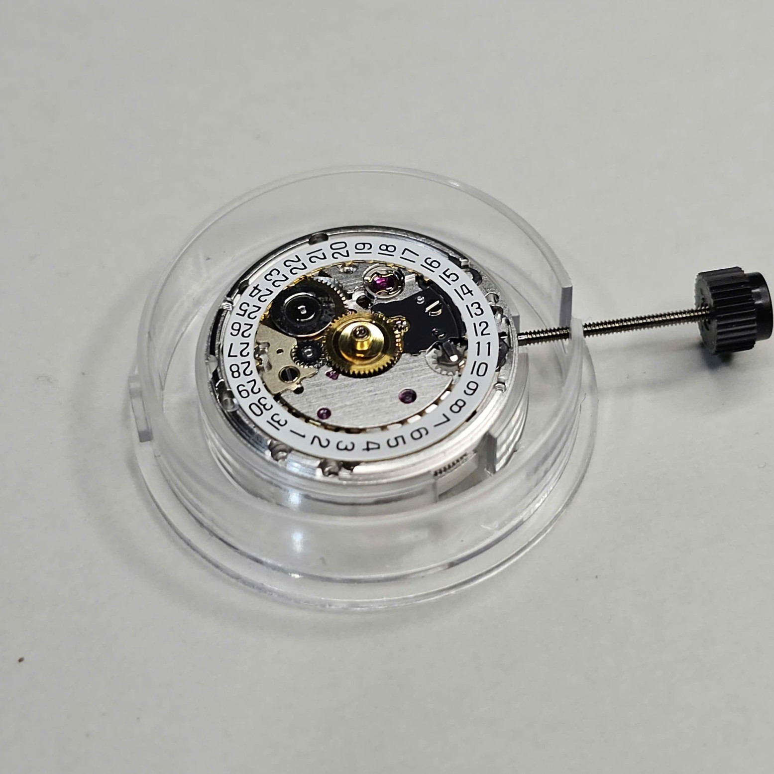 ETA 7750 VALJOUX 7750 DIAL set, DATE ONLY Ø 29.5 mm, 2x WHITE with MOP SUB-DIALS