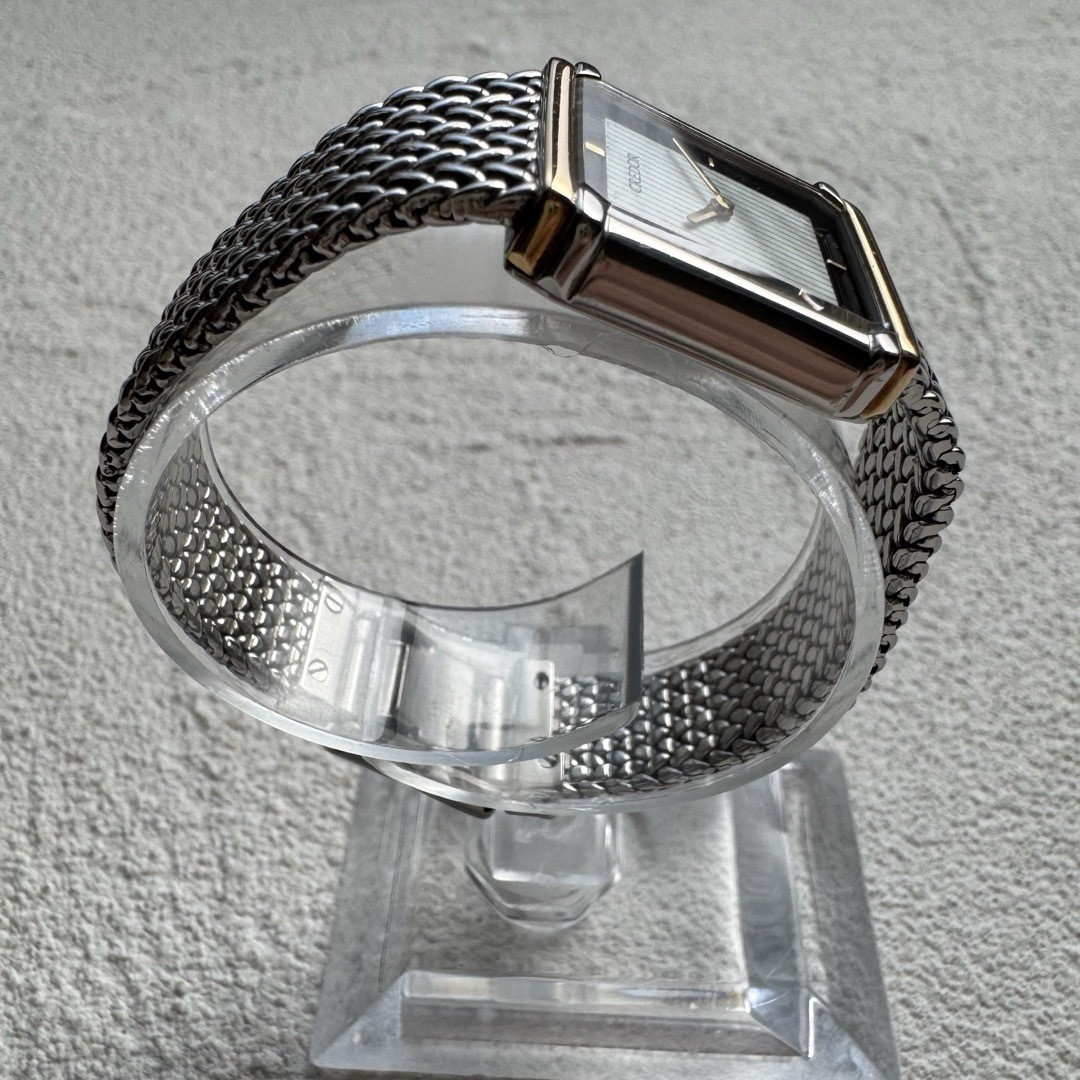 Working SEIKO Credor 8420 6690 18K Shell Dial Watch from Japan