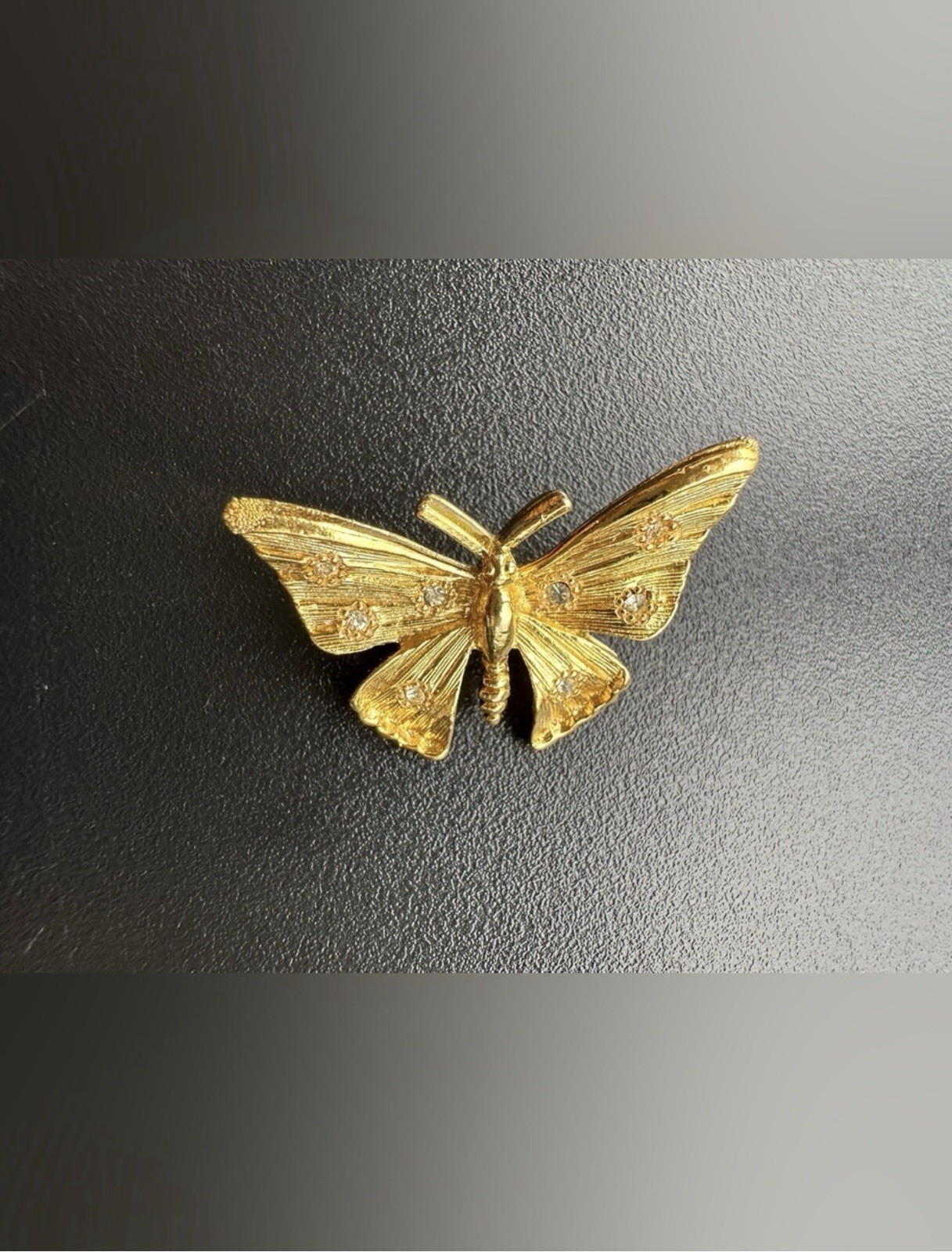 Vintage Gerry’s gold-tone butterfly brooch