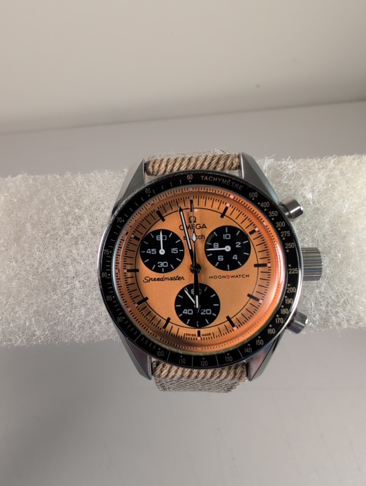 Omega x Swatch mission to moonshine gold utdesign Mod PE50 Custom Build – RARE