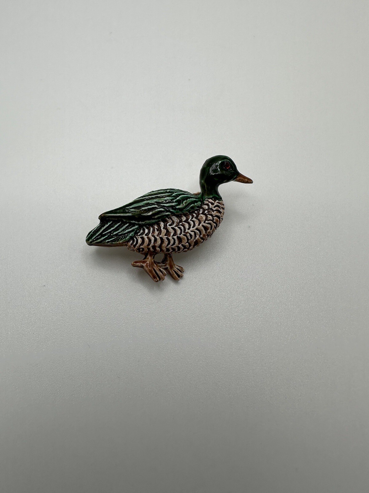 Vintage Gerry’s Duck Painted Brooch Pin 3.6cm BB5