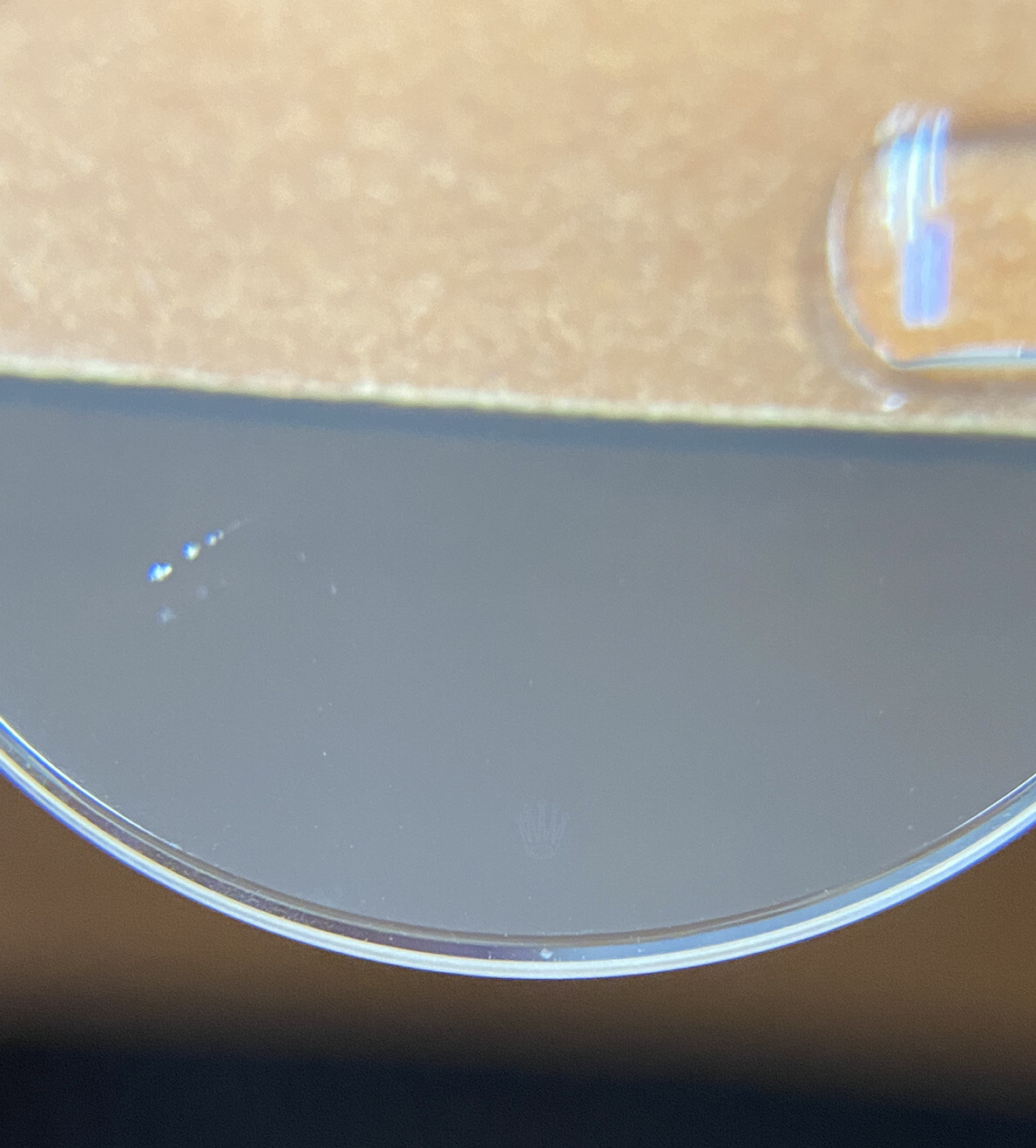 Genuine Rolex Sapphire Cyclop Crystal 25-295C. #24