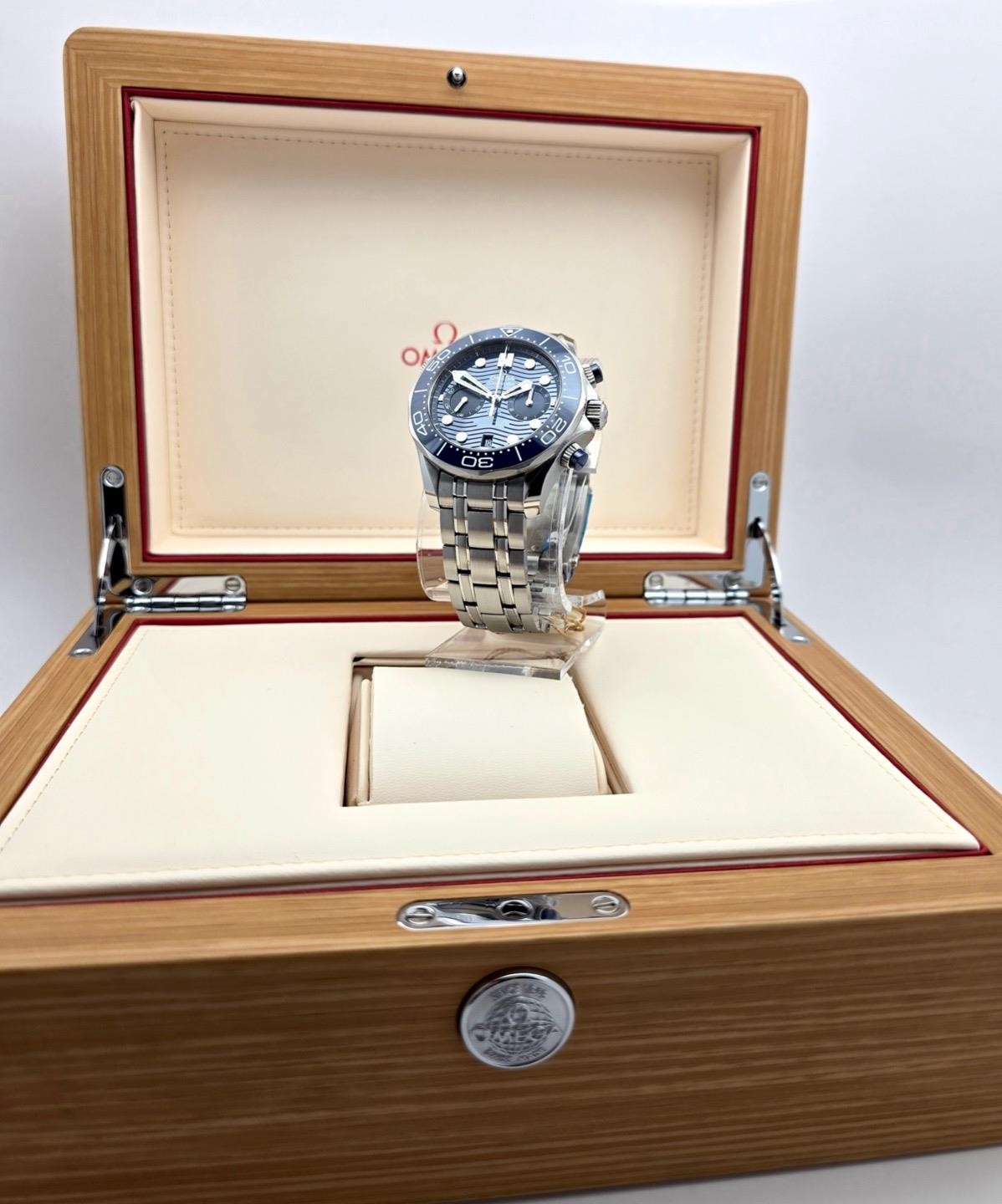 OMEGA SEAMASTER 210.30.44.51.03.001 BLUE DIAL EXCELLENT! VIDEO!