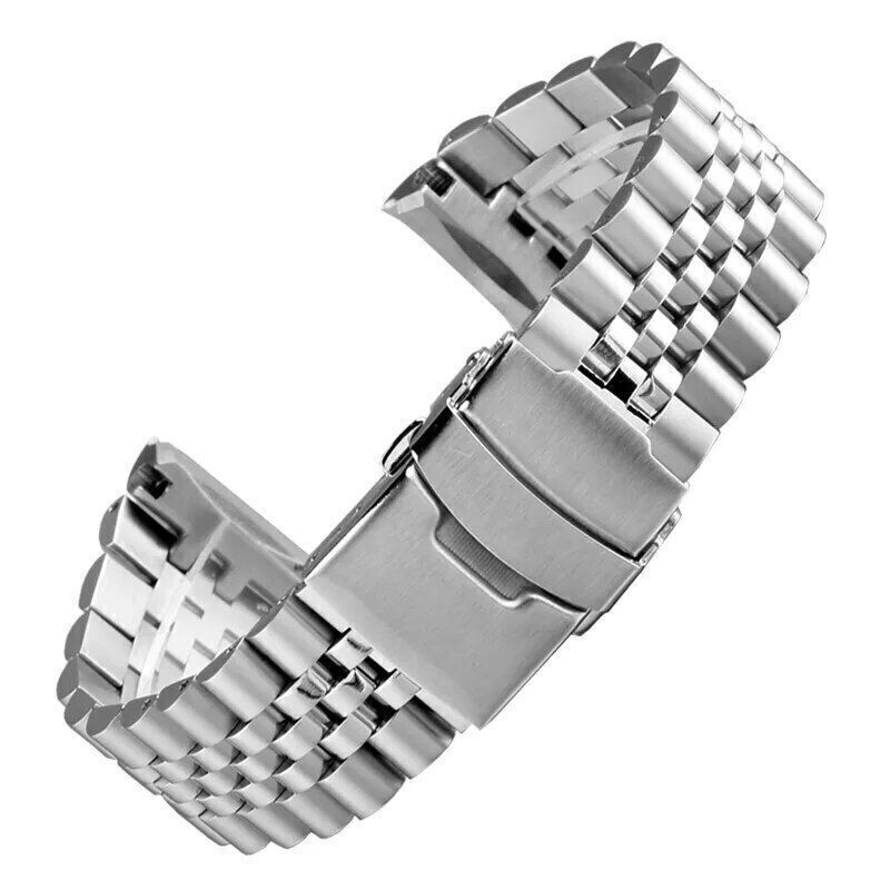 22mm Stainless Steel Watch Band Strap For Seiko Abalone SRPA21 SRP777 Bracelet
