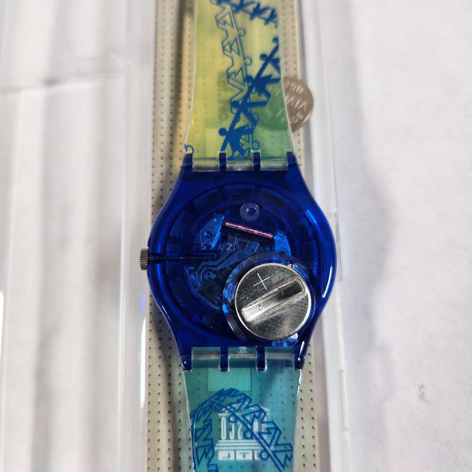 Vintage Swatch Watch Rund Und Die Uhr GZ153 with Case & Paperwork 1997 NOS NEW