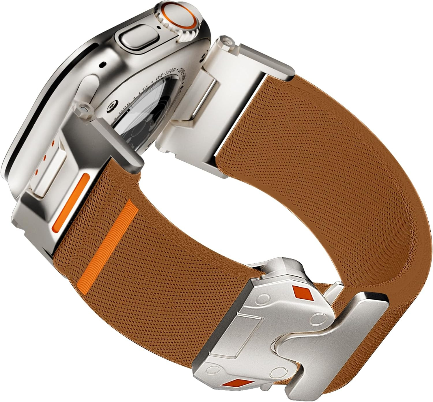 Stretchy Magnetic Watch Band For Apple Watch Bands Women Men Soft Nylon Strap