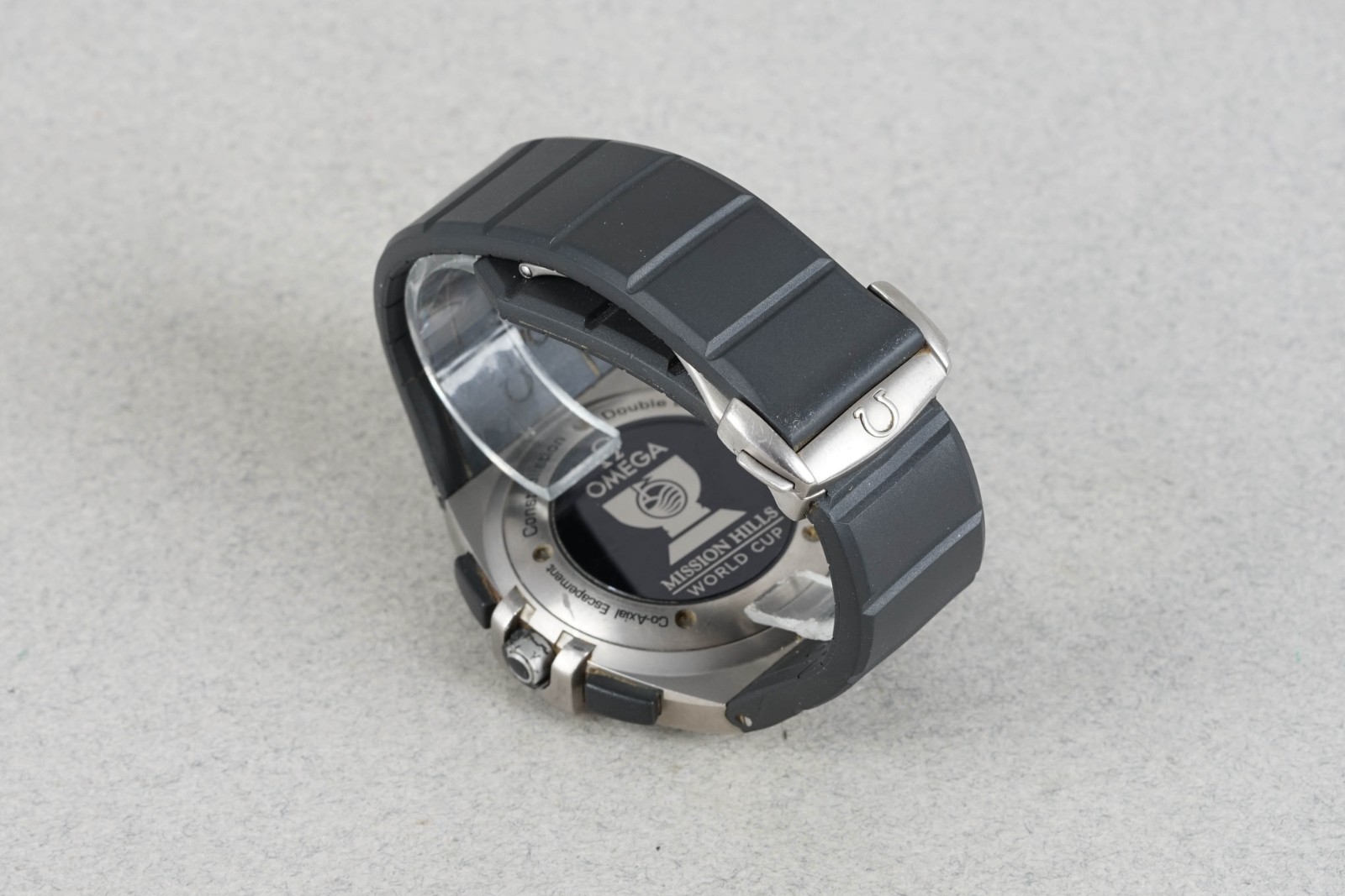 OMEGA CONSTELLATION AUTOMATIC CHRONOGRAPH DOUBLE EAGLE MISSION HILLS WORLD CUP