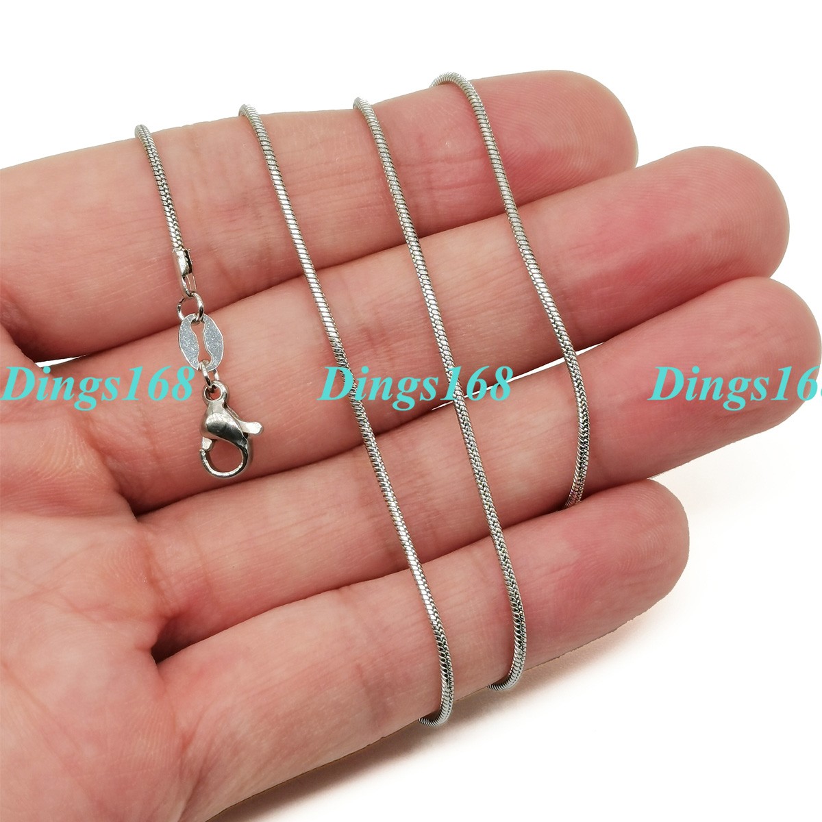 Real 925 Sterling Silver Hypo-allergenic 30inch 1.2mm Thin Snake Chain Necklace