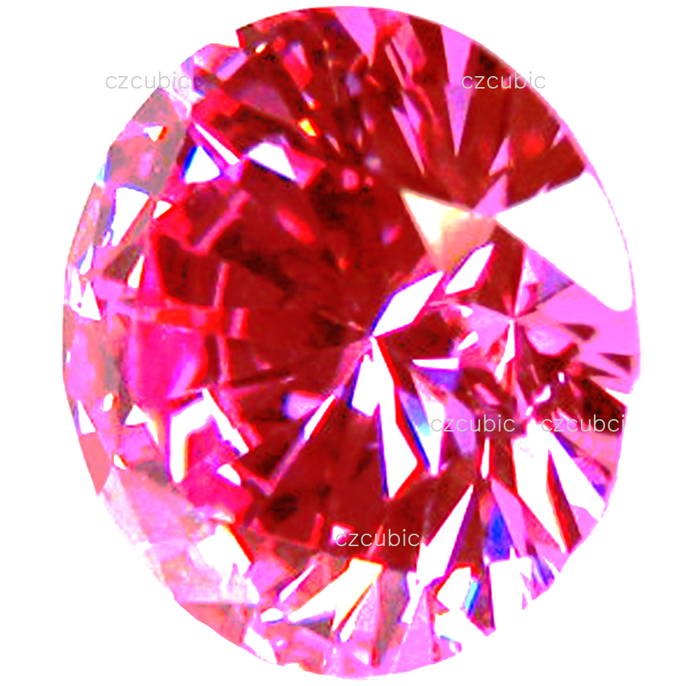 PINK CUBIC ZIRCONIA 3.00 MM to 5.00 MM ROUND WHOLESALE CZ AAAAA QUALITY U.S