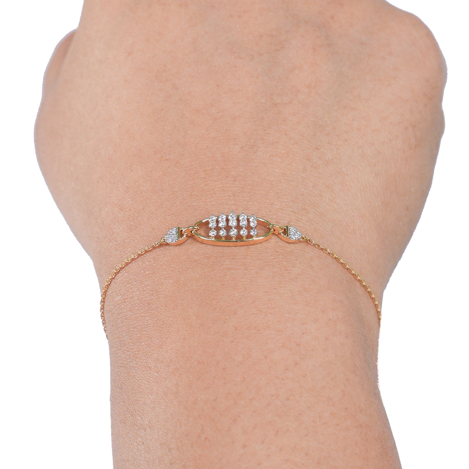 18 KARAT DIAMOND BRACELET | NATURAL DIAMOND | LIGHTWEIGHT | IGI CERTIFIED