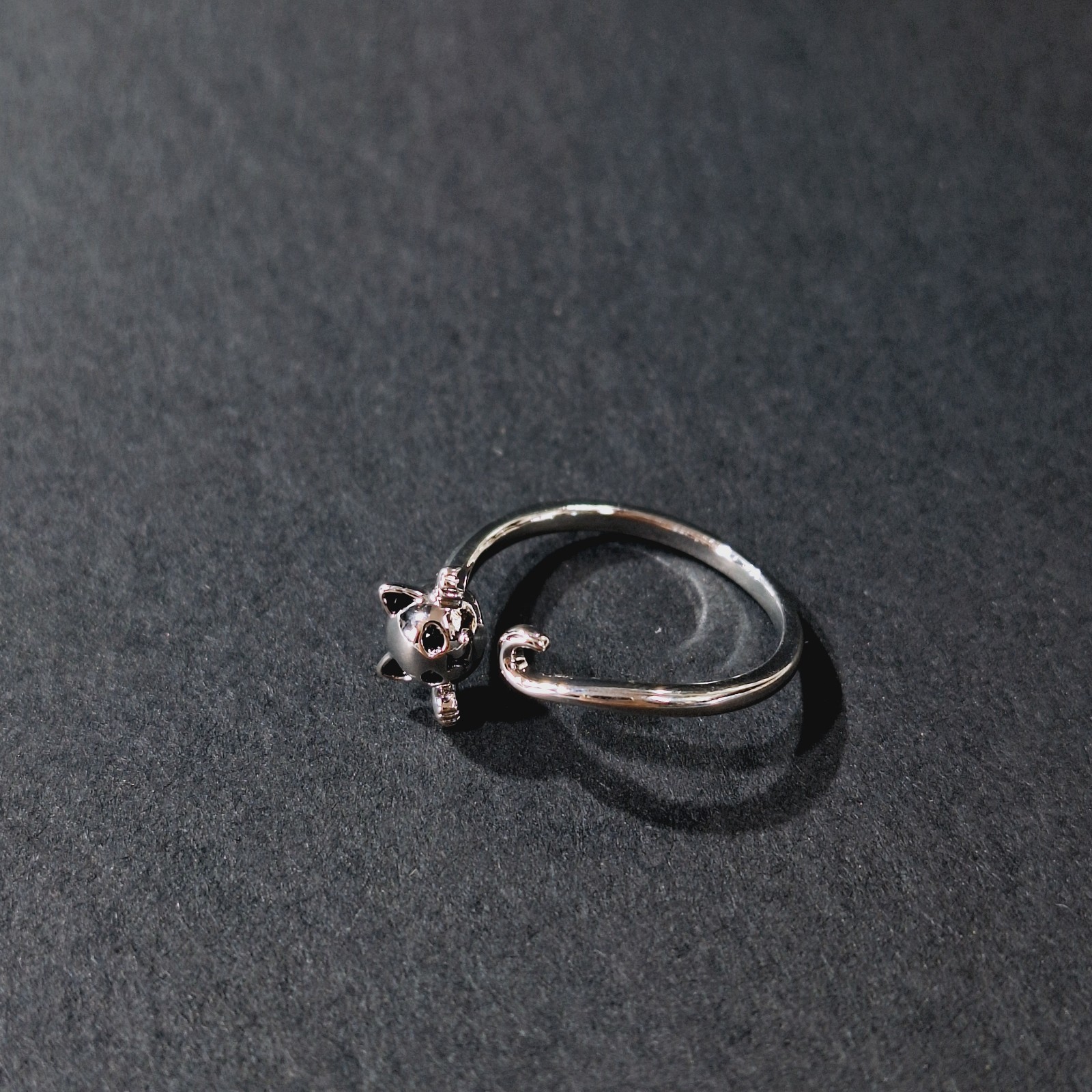 Cat Shape Adjustable Ring for Women Girls Gift UK Seller Fast Free Delivery NEW