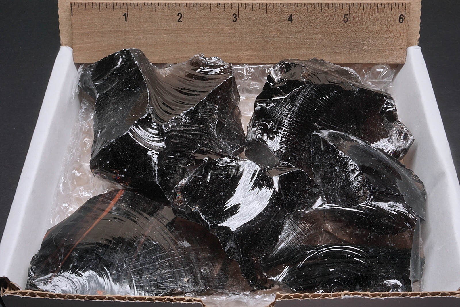 Obsidian 10 OZ Lot Natural Black Volcanic Glass Obsidian Crystal Chunks