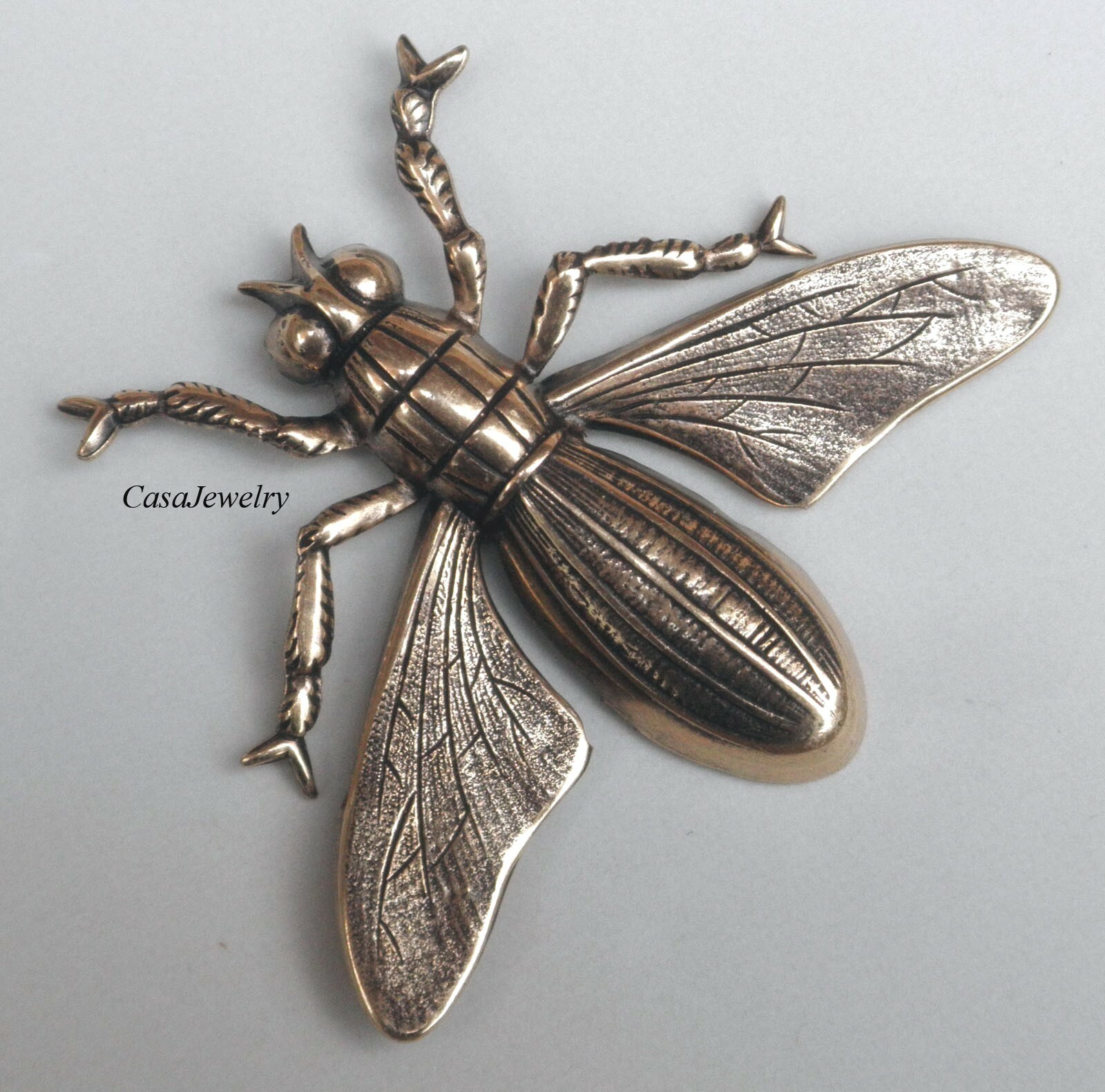 #5009RS ANTIQUED GOLD WASP COMPONENT – 1 Pc
