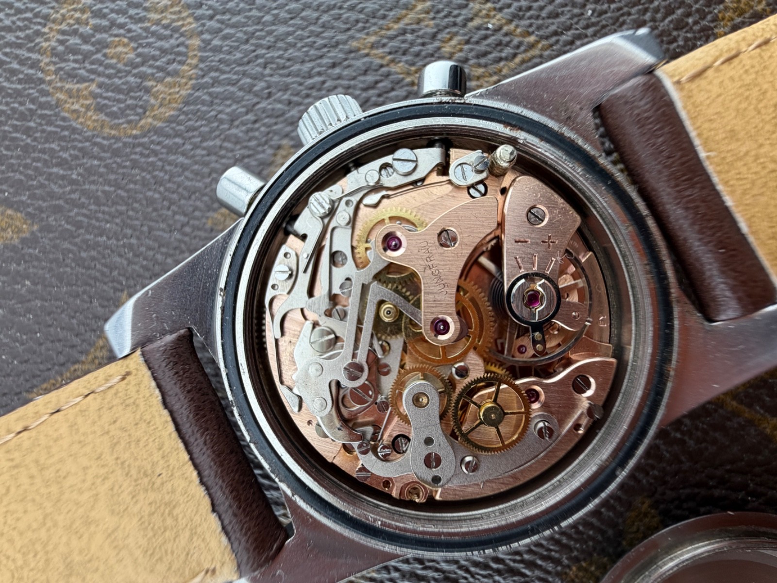 Jungfrau Skin Diver Chronograph Caliber 149 Stainless Steel Swiss