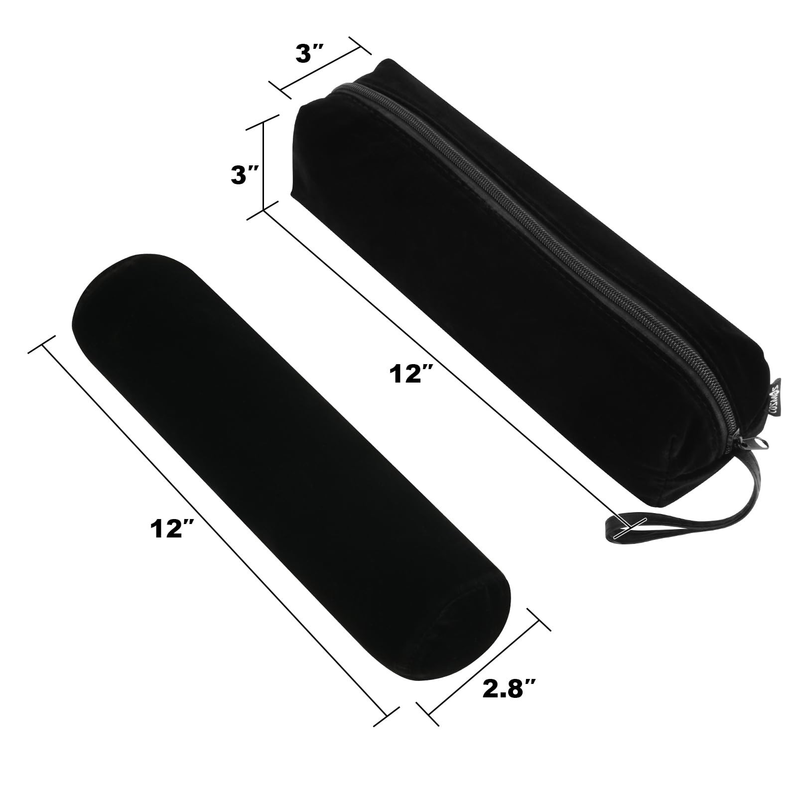 Cosmos Velvet Watch Roll Pouch Organizer Travel Storage Bag Bag-Velvet