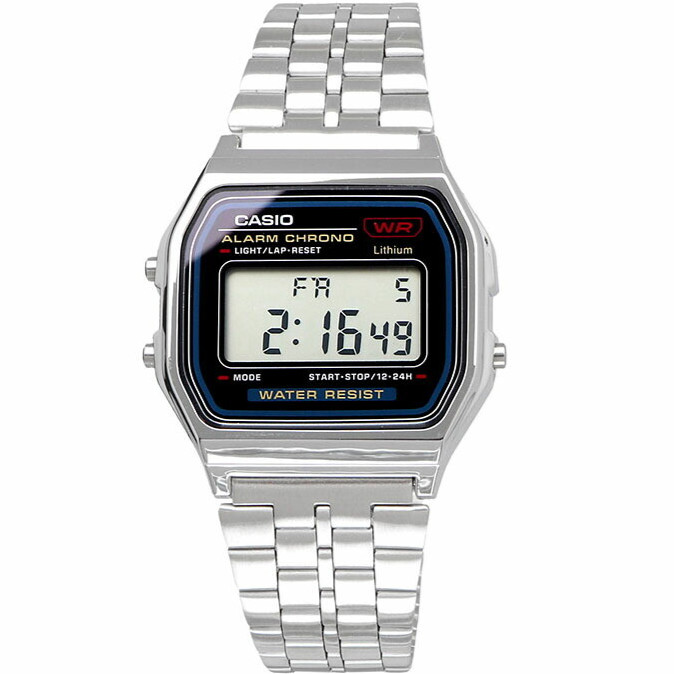 Casio Collection A159WA-N1JH Quartz Black Dial 33.2 mm Watch