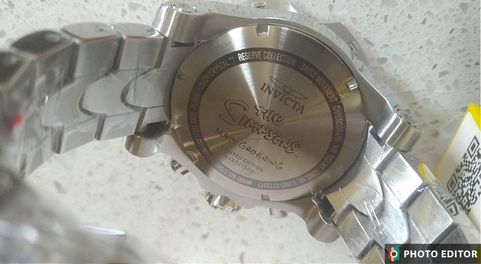 NEW 1000M DIVE CHRONOGRAPH Invicta Simpsons Reserve Model 37008