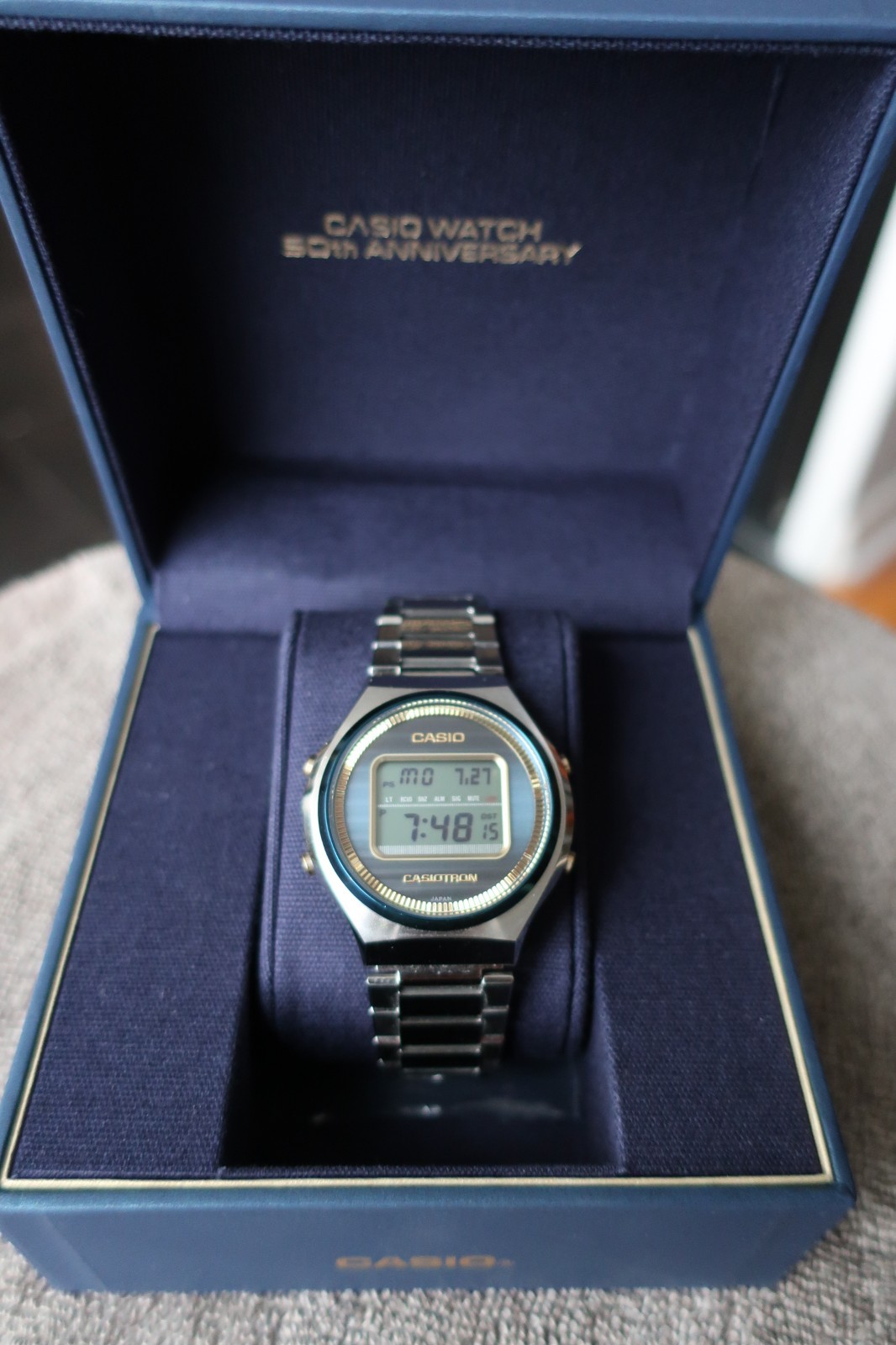 Casio Casiotron 50th Anniversary Edition Made in Japan, Exc Cond, w/box, papers