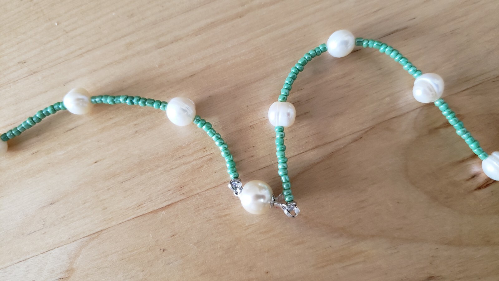 Genuine PEARL Necklace , 18″ , HAND CRAFTED in USA