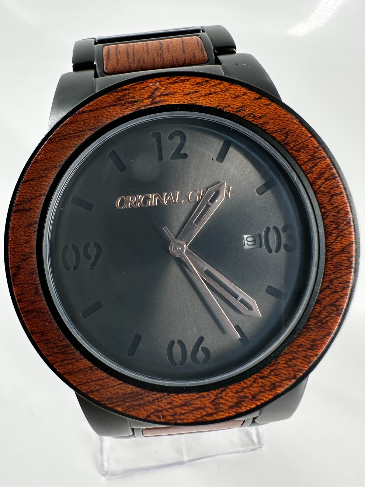 Original Grain Natural Wood The Barrel Mens Watch