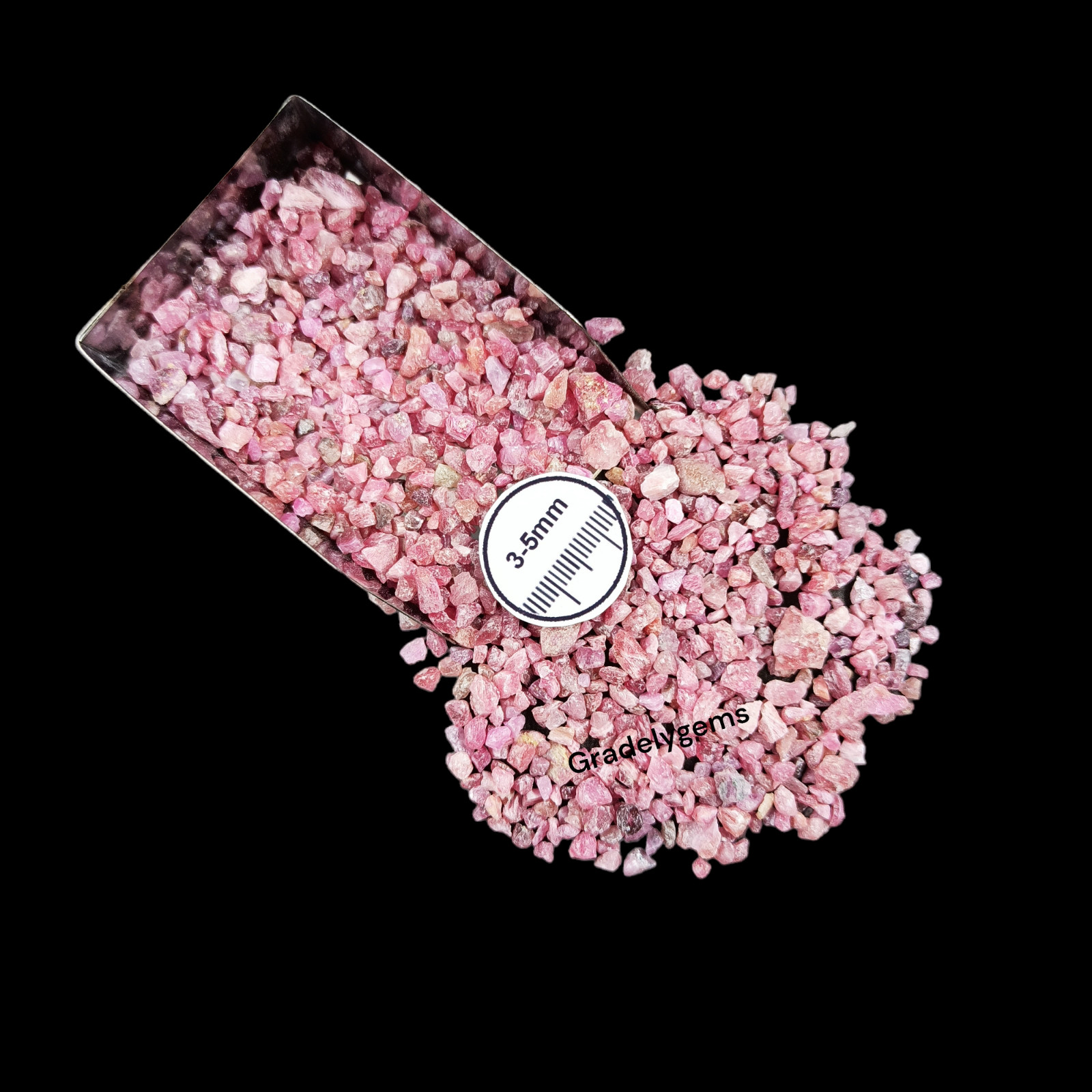 Radiant Ruby Gemstone Crushed Powder – Intense Red Hue for Resin Art, DIY Crafts