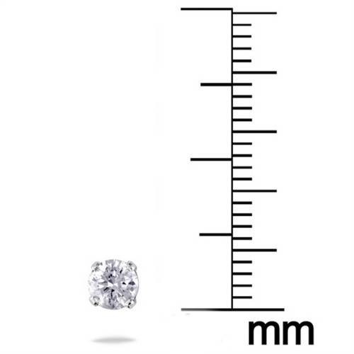 1/4 Ct TDW Genuine Diamond Studs Available in 14k White or Yellow Gold