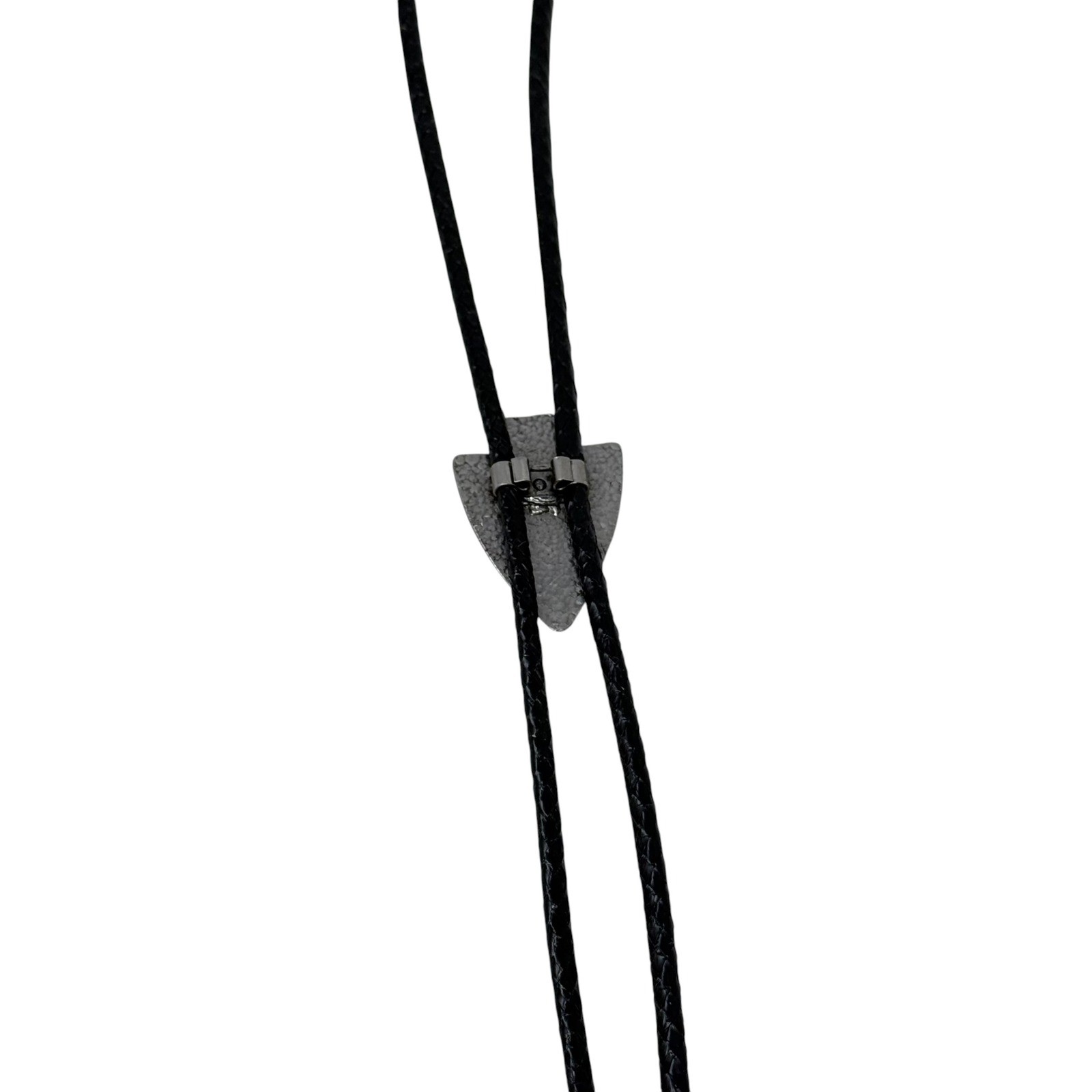 Vintage Bolo Tie Unisex OS Black Silver Excellent Buffalo Nickel Arrowhead