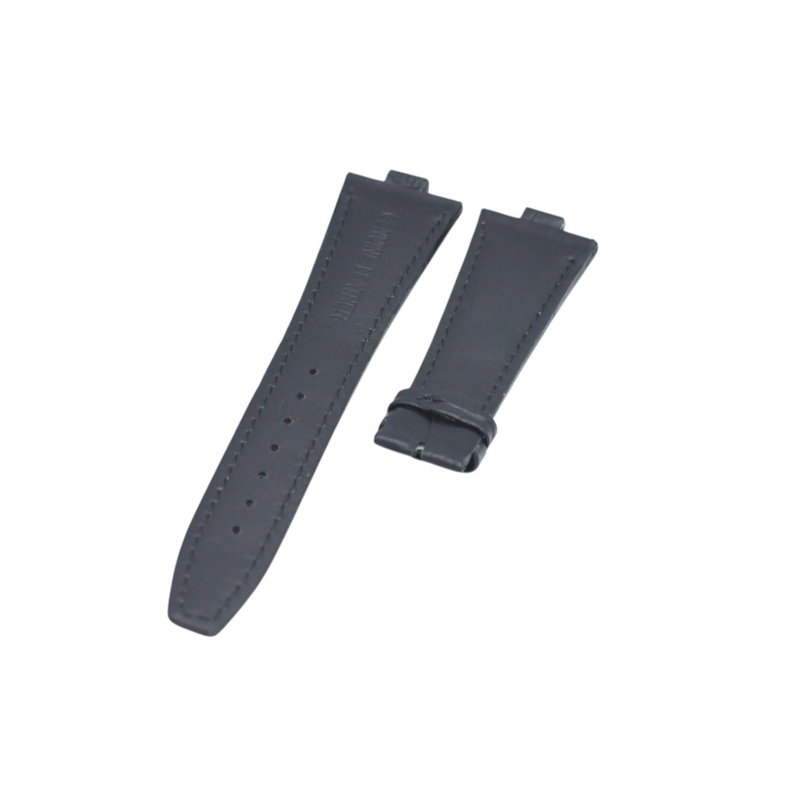 26x18mm Black Leather Watch Strap For Vacheron Constantin Overseas