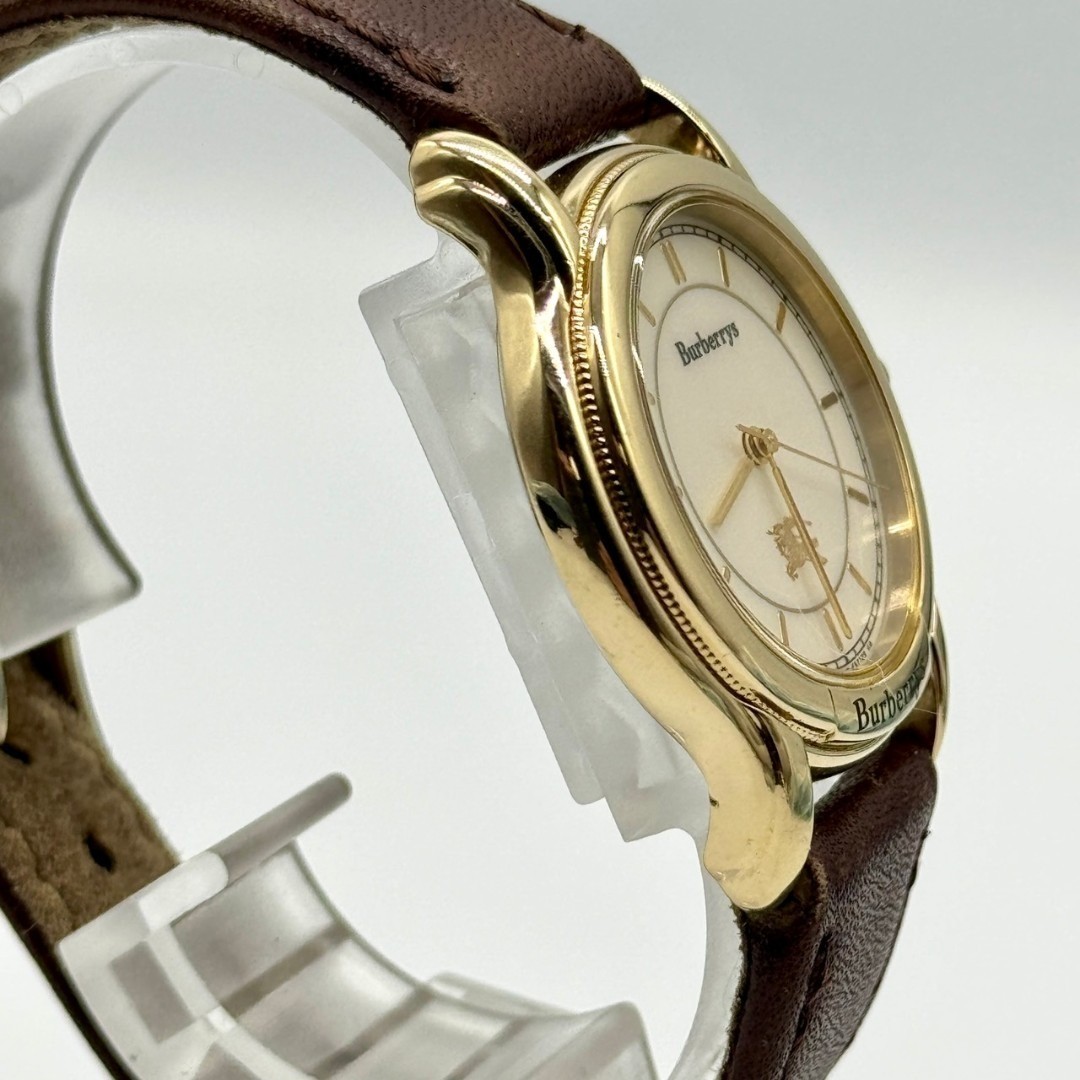 Burberry watch ivory dial quartz three hands 5530 F52304