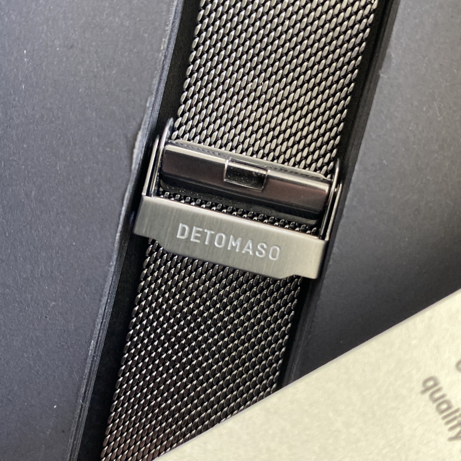 DETOMASO D10 CHRONOGRAPH GREY ORANGE 43mm MSRP £279 brand new with box & papers