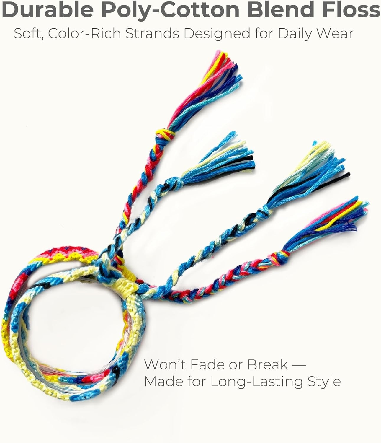 Colorful Artisan Friendship Bracelets – Adjustable Set of 12 for All Ages