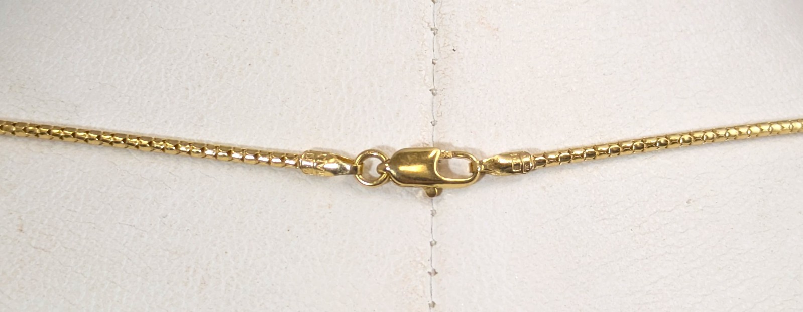 14K Gold Snake Chain, 20” Long X 1.3mm Thick
