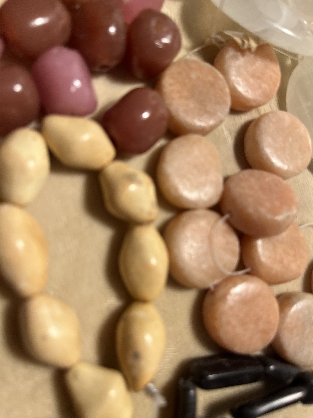 VTG To Modern Semi-Precious Gemstone Chunky Destash Lot For Jewelry/Craft Makers