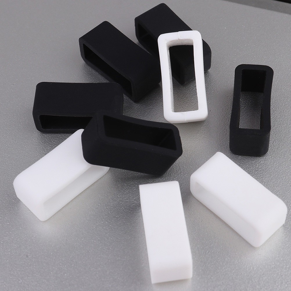 8Pcs Watch Buckle Set Made of Premium Silicone Easy to Install Clasp for Watch